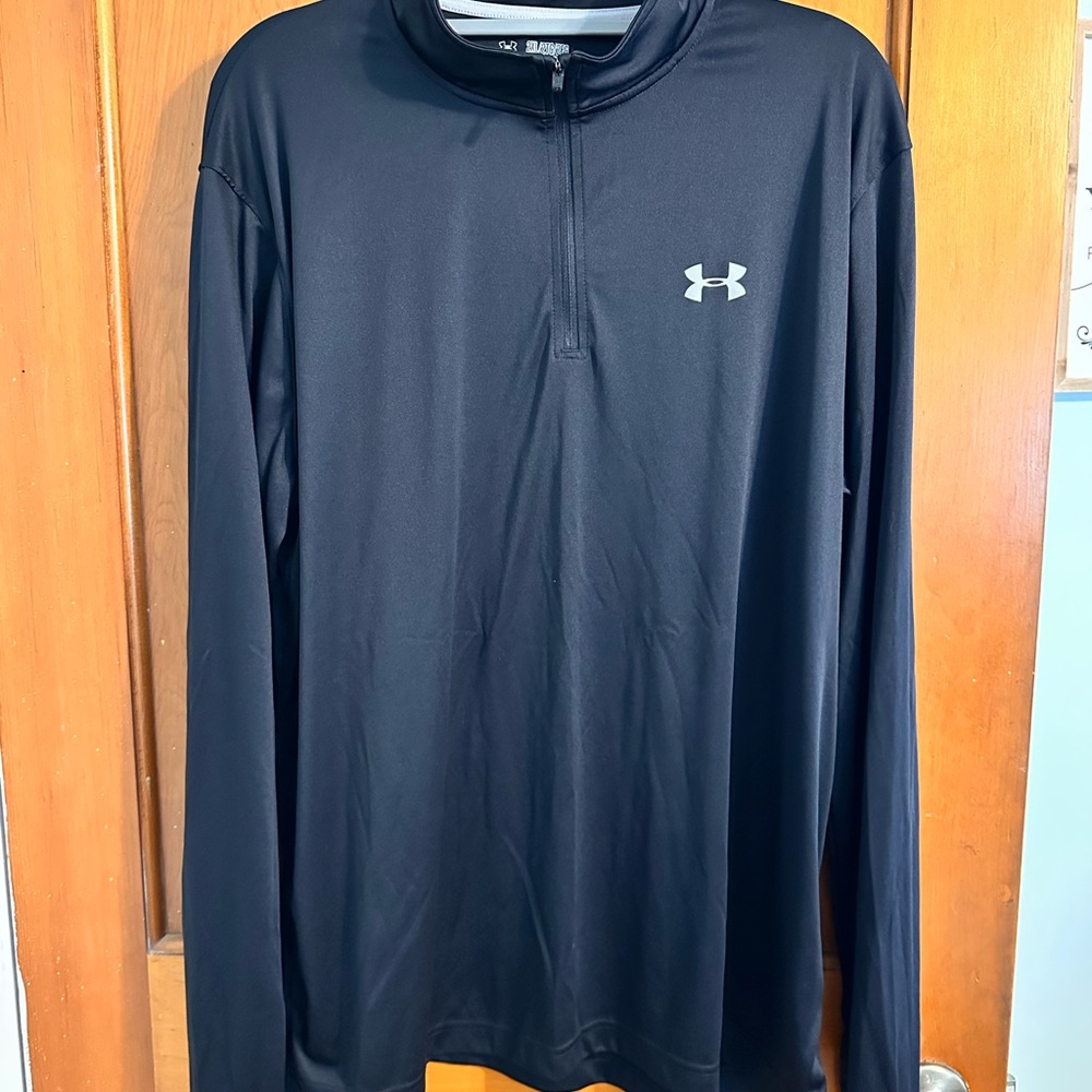 Under Armour Black Quarter-Zip Top